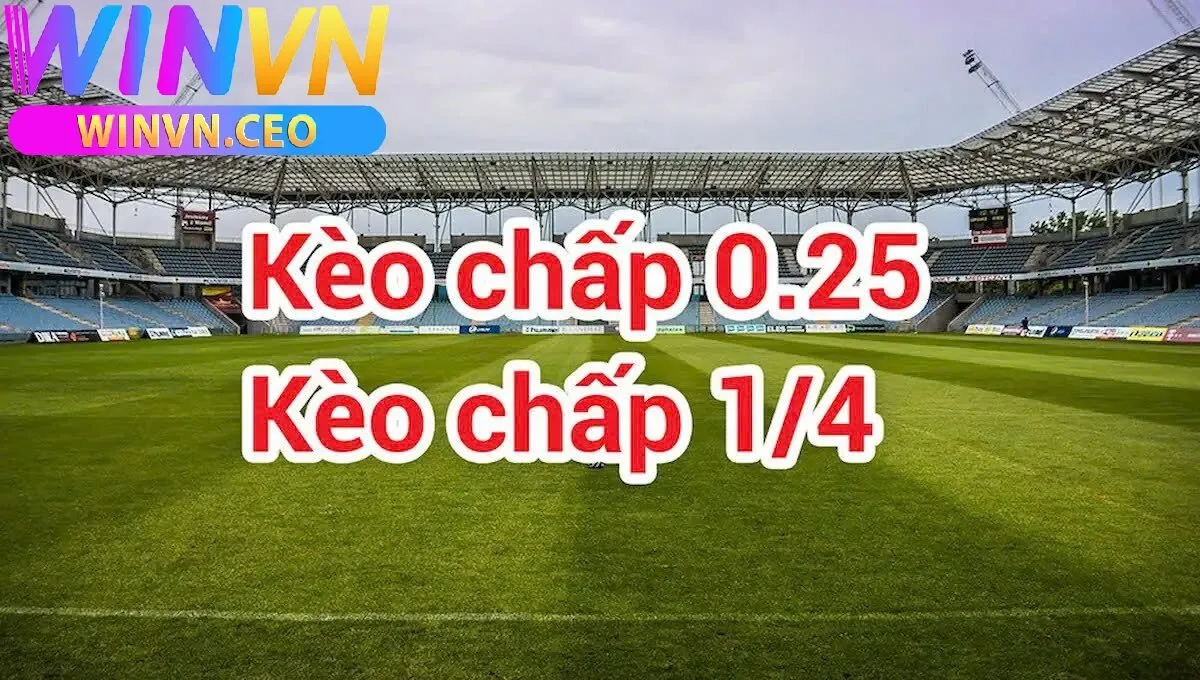 Kèo chấp ¼ winvn là gì? Cách chơi và kinh nghiệm soi kèo 0.25 hiệu quả cho người mới 1 Kèo chấp ¼ winvn là gì?